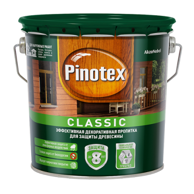 Пропитка для древесины Pinotex Classic бесцветная 2,7 л фото