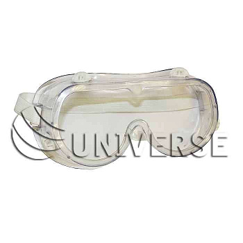 Очки UNIVERSE защитные "МАСТЕР", пластик, мягкие , непрямая вентиляция (4 клапана) ( 100 шт/коробка) картинка
