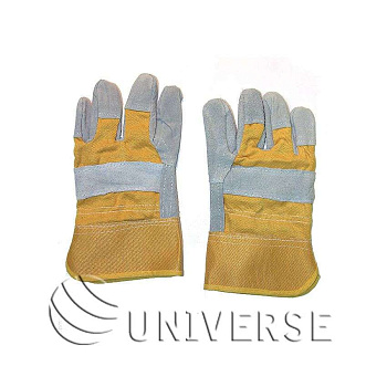 Перчатки UNIVERSE спилковые комбинированные с подкладкой картинка