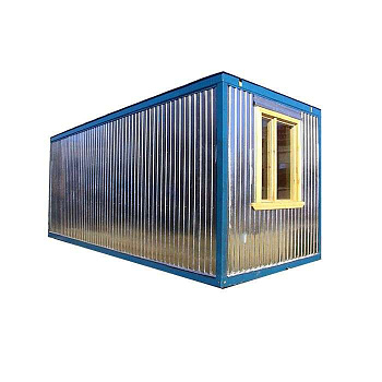 Блок контейнер (бытовка) БК-101 (6,0х2,40 с тамбуром) картинка
