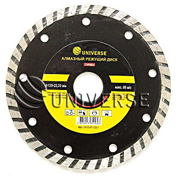Диск алмазный Turbo 125х22 мм UNIVERSE картинка