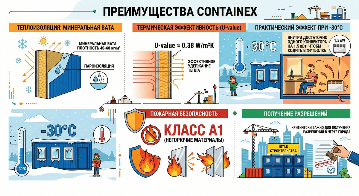 преимущества контейнеров Контейнекс