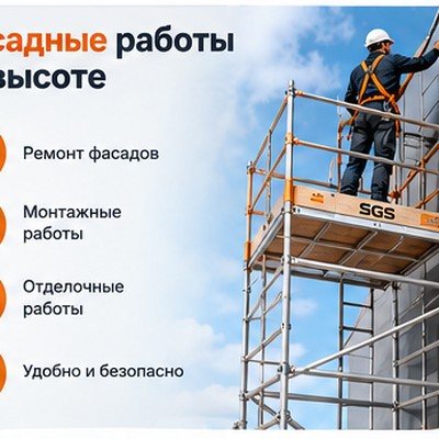 Вышка-тура для фасадных работ