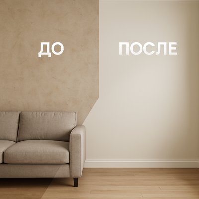 до и после поскраски