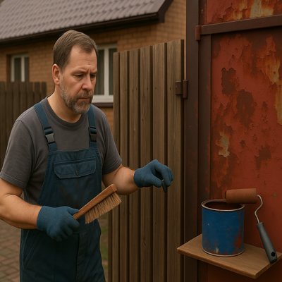 выбираем грунт-эмаль для металлического забора