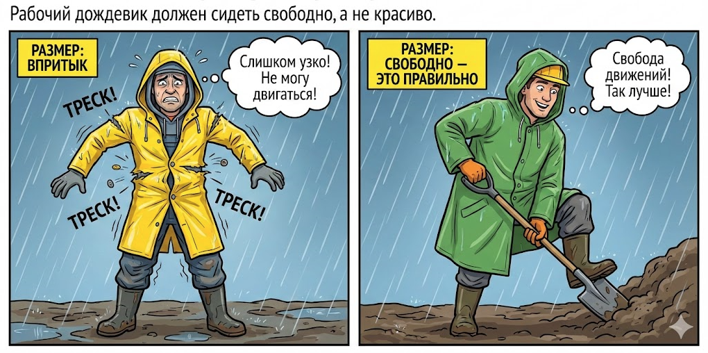 выбор дождевика