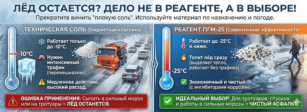 применение технической соли и реагента: как правильно