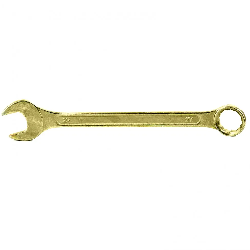 Ключ комбинированный 27 мм желтый цинк СИБРТЕХ картинка