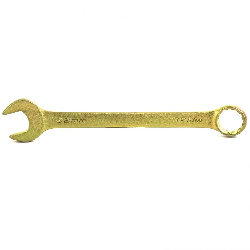 Ключ комбинированный 32 мм желтый цинк Сибртех картинка