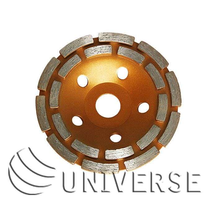 Чашка алмазная зачистная 125 мм, двухрядная  UNIVERSE  картинка
