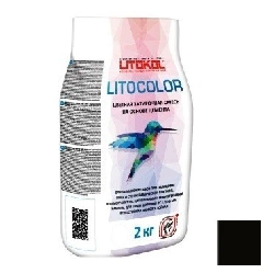 Смесь затирочная LITOKOL LITOCOLOR 1-5 L.14 цементная антрацит (2кг)