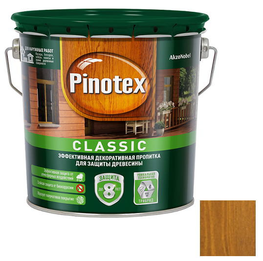 Пропитка для древесины Pinotex Classic Орегон 2,7 л