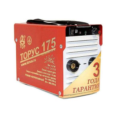 Сварочный инвертор ТОРУС-175 + комплект проводов фото