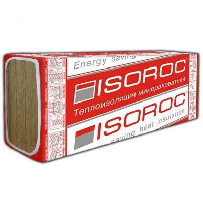 Теплоизоляция ISOROC ИЗОЛАЙТ 50кг/м3 (1000*600*100мм) 0,24м3/2,4м2 4шт/уп фото