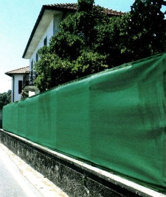 Сетка фасадная защитная 3х50 м (150 м2/рул) плотность 80г/м2, т.зеленая Rendell фото