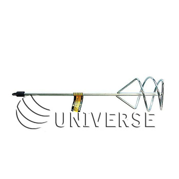 Миксер оцинкованный для песчано-гравийных смесей 100х450х9 мм UNIVERSE ( 20 шт/коробка)  картинка