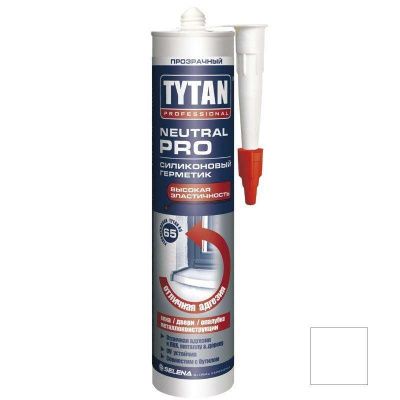 Герметик силиконовый Tytan Professional Neutral PRO нейтральный бесцветный 310 мл фото